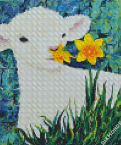 Little Lamb Art Diamond Painting