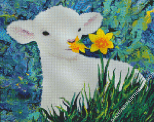 Little Lamb Art Diamond Painting