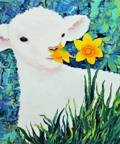 Little Lamb Art Diamond Painting