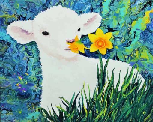 Little Lamb Art Diamond Painting