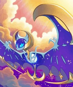 Lunala Pokemon Art Diamond Painting