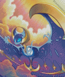 Lunala Pokemon Art Diamond Painting