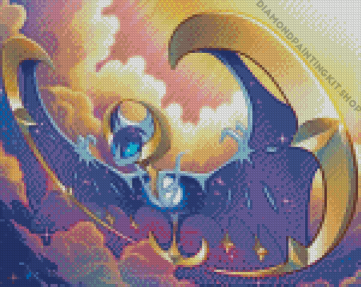 Lunala Pokemon Art Diamond Painting