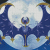 Lunala Pokemon Species Diamond Painting