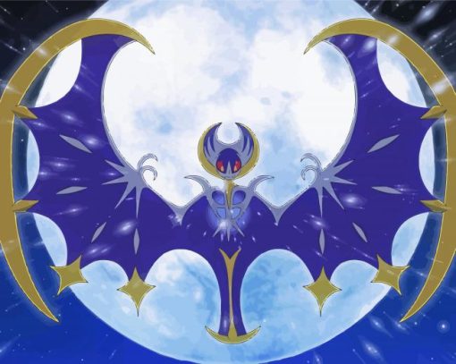 Lunala Pokemon Species Diamond Painting