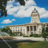 Manitoba Legislative Building Winnipeg Art Diamond Painting