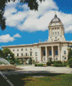 Manitoba Legislative Building Winnipeg Art Diamond Painting