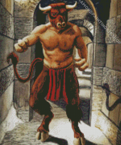 Minotaur Tauros Diamond Painting