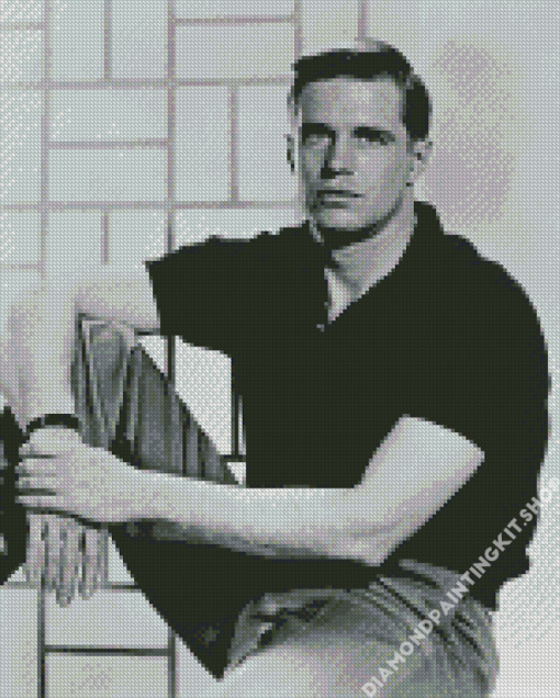 Monochrome George Peppard Diamond Painting