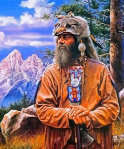 Mountain Man Art Diamond Painting