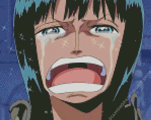 Nico Robin Crying Diamond Painting