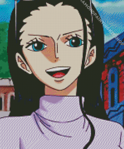 Nico Robin Smiling Diamond Painting