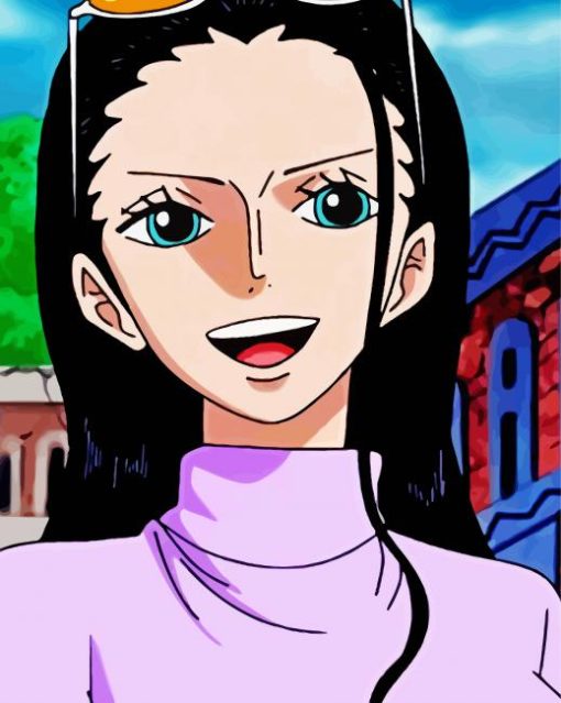 Nico Robin Smiling Diamond Painting