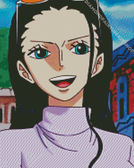 Nico Robin Smiling Diamond Painting