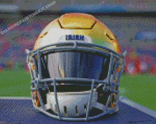 notre dame helmet diamond painting