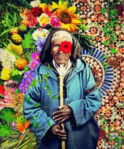 Old Moroccan Floral Man Diamond Painting