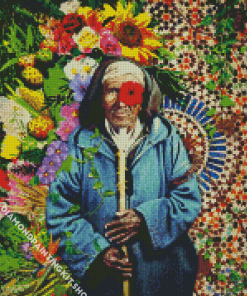 Old Moroccan Floral Man Diamond Painting