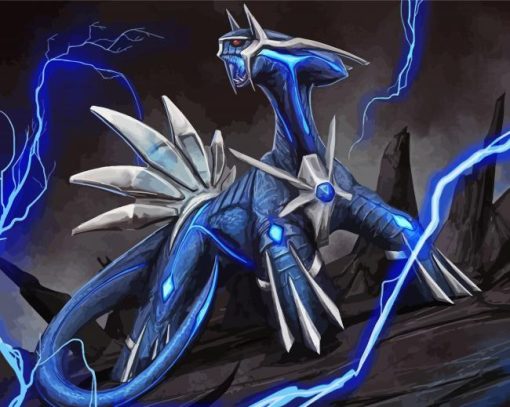 Powerful Dialga Diamond Painting