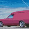 Purple Panel Van Diamond Painting