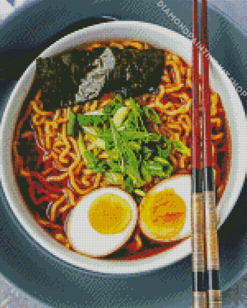 Ramen Food Diamond Painting