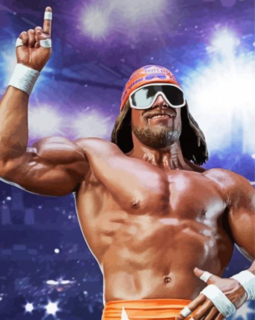 Randy Savage Statue Diamond Painting