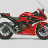 Red Motorcycle Honda Diamond Painting