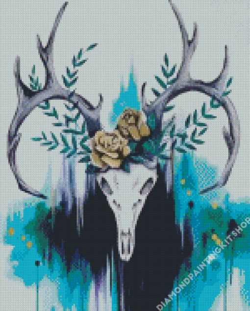 Deer Skull Diamond Painting