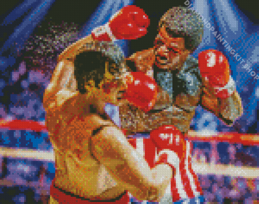 Rocky Balboa vs Apollo That Show Diamond Painting