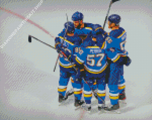 St Louis Hockey Team Diamond Painting