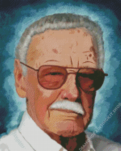 Stan Lee Art Portrait Diamond Painting