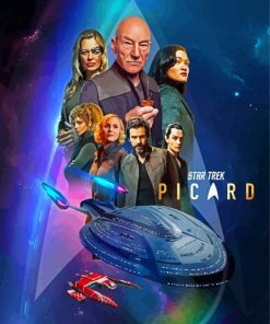 Star Trek Picard Serie Diamond Painting