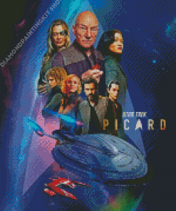 Star Trek Picard Serie Diamond Painting