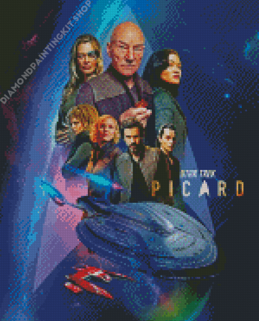 Star Trek Picard Serie Diamond Painting