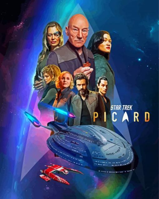 Star Trek Picard Serie Diamond Painting