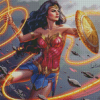 Superhero Wonder Woman Diamond Painting