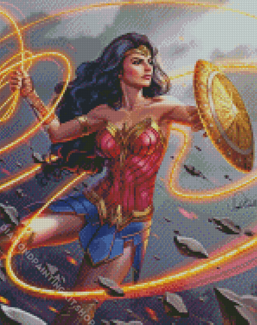 Superhero Wonder Woman Diamond Painting