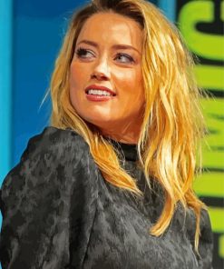 The Actress Amber Heard Diamond Painting