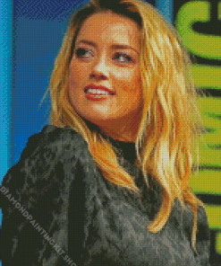 The Actress Amber Heard Diamond Painting