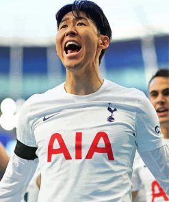 The South Korean Footballer Son Heung Min Diamond Painting