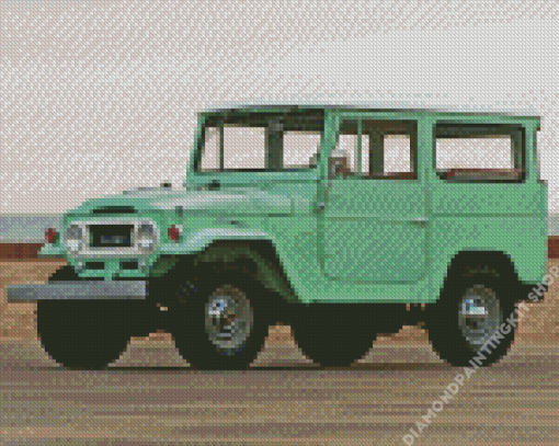 Toyota Landcruiser Car Diamond Painting