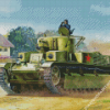 Ww2 Tank Military Diamond Painting