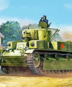 Ww2 Tank Military Diamond Painting