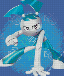 Xj 9 My Life As A Teenage Robot Diamond Painting