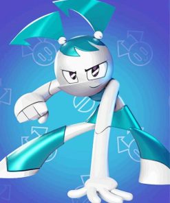 Xj 9 My Life As A Teenage Robot Diamond Painting