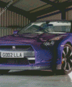 2018 Nissan GTR dark Purple Diamond Painting