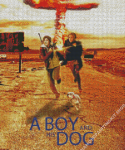 A Boy And His Dog Movie Poster Diamond Painting