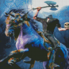 Fantasy Headless Horseman Diamond Painting