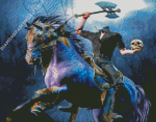 Fantasy Headless Horseman Diamond Painting