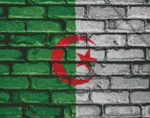 Algerian Flag Diamond Painting