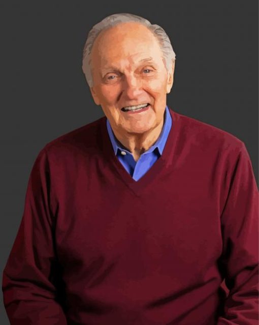 American Actor Alan Alda Diamond Painting